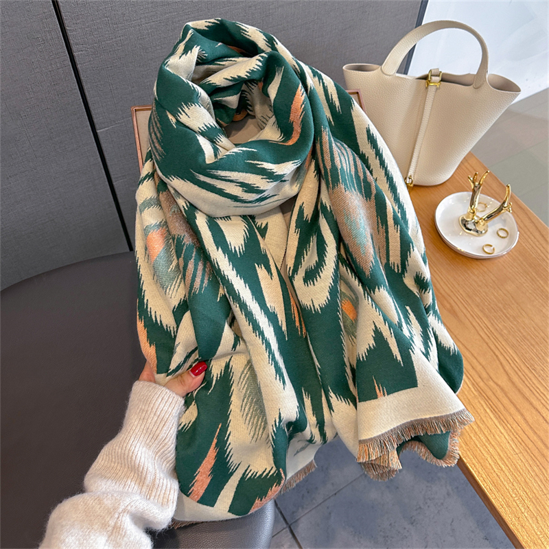 2025 Brand Warm Cashmere Ponch - đánh giá và giá Woven Scarf Blanket