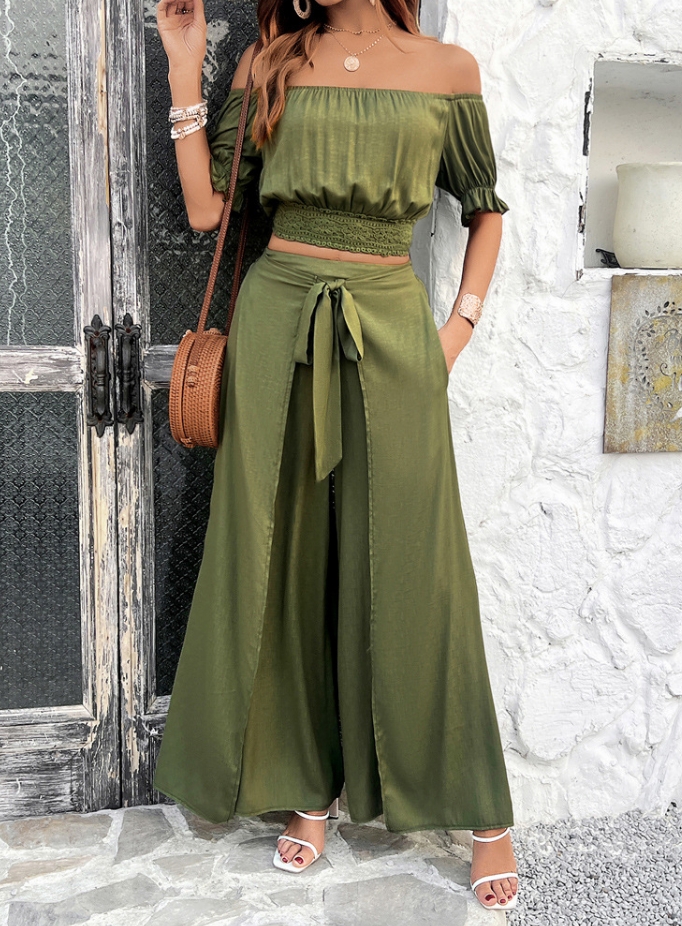 Two Piece Set Women Outfit Sum - đánh giá và giá Pocket Square Set