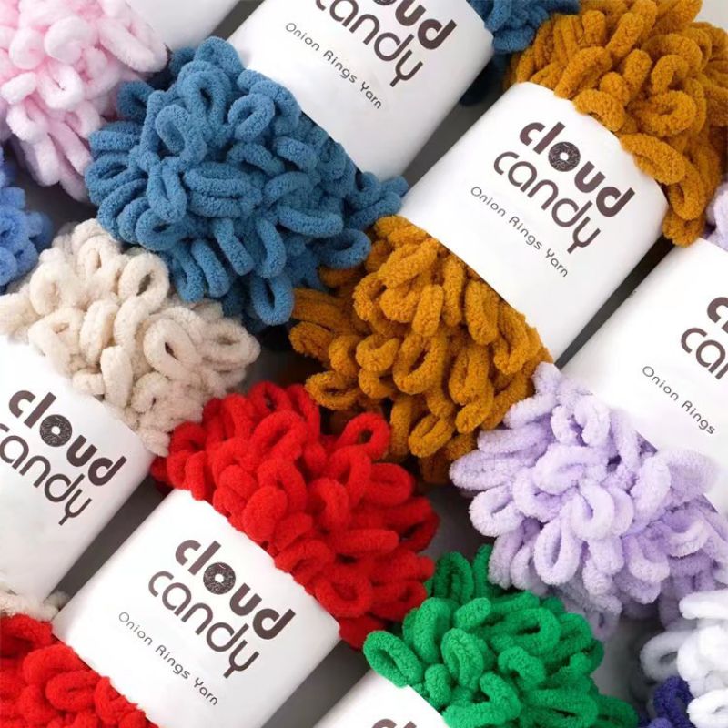 100g/Roll Finger Loop Yarn Thr - đánh giá và giá Woven Scarf Blanket