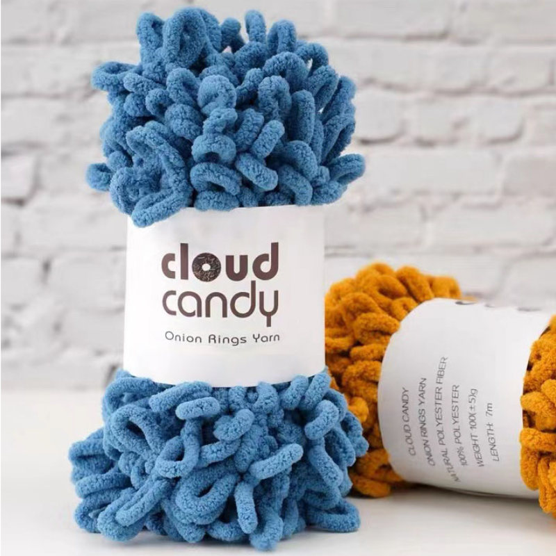 100g/Roll Finger Loop Yarn Thr - đánh giá và giá Woven Scarf Blanket