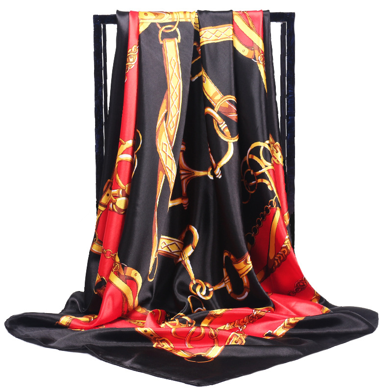90*90cm Ladies Silk Scarf Band - đánh giá và giá Face Scarf Mask