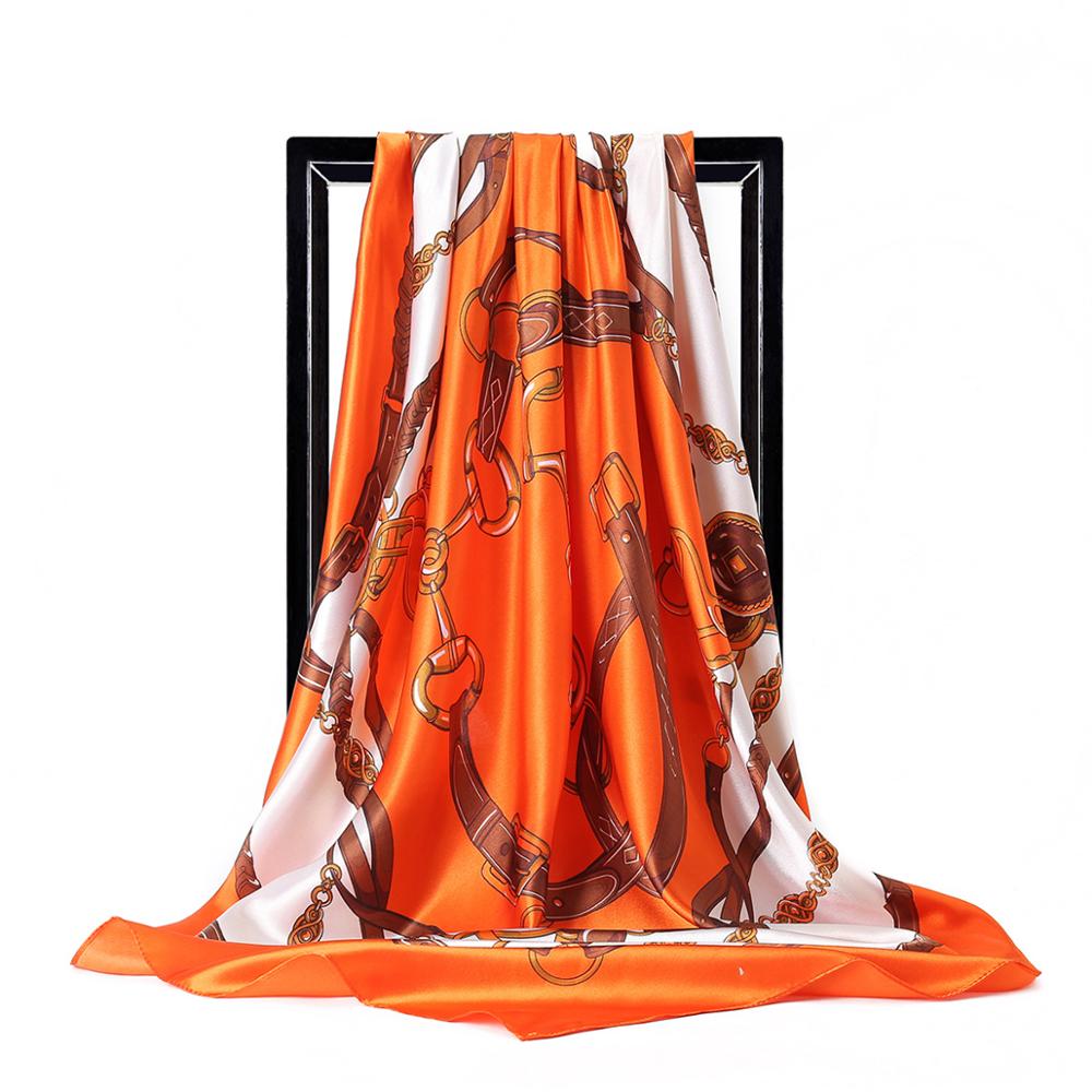 90*90cm Ladies Silk Scarf Band - đánh giá và giá Face Scarf Mask