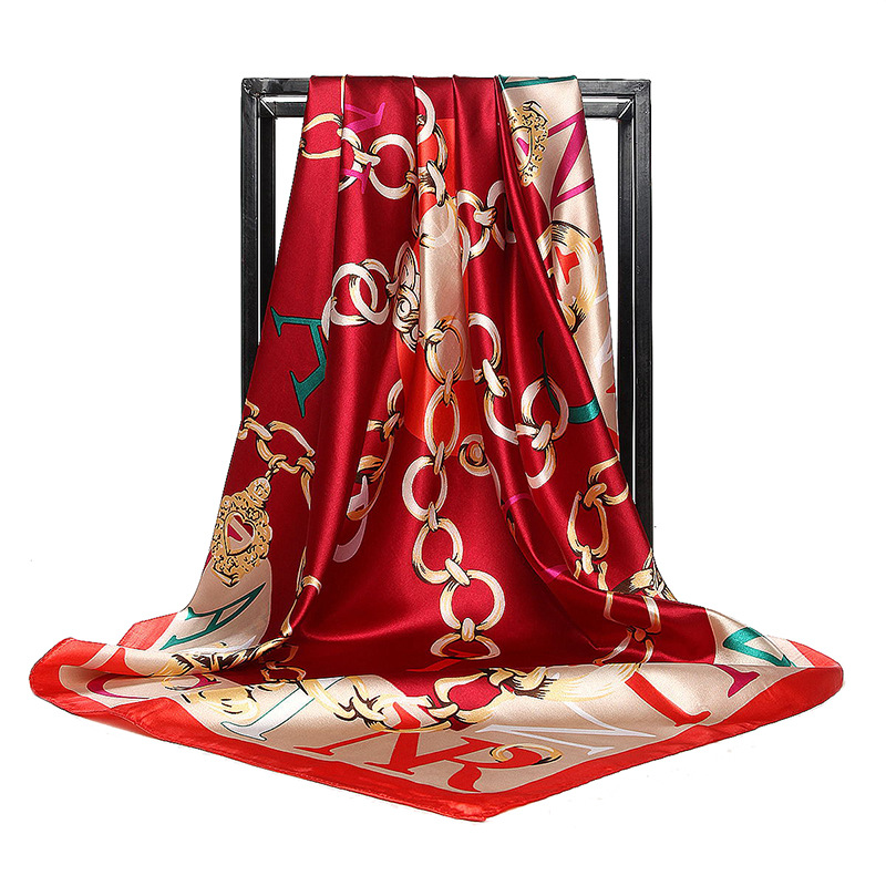 90*90cm Ladies Silk Scarf Band - đánh giá và giá Face Scarf Mask