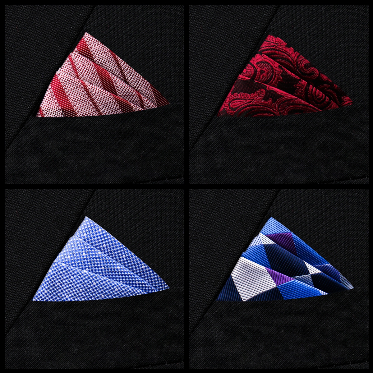 Pocket Square Silk High Grade  - đánh giá và giá Pocket Square Set