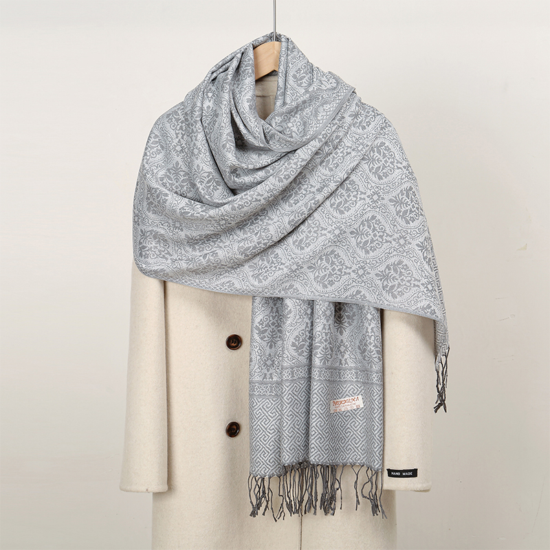 2024 Luxury Thick Cashmere Sca - đánh giá và giá Woven Scarf Blanket