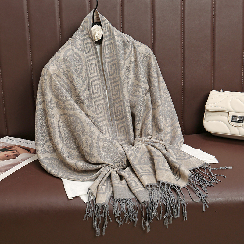 2024 Luxury Thick Cashmere Sca - đánh giá và giá Woven Scarf Blanket