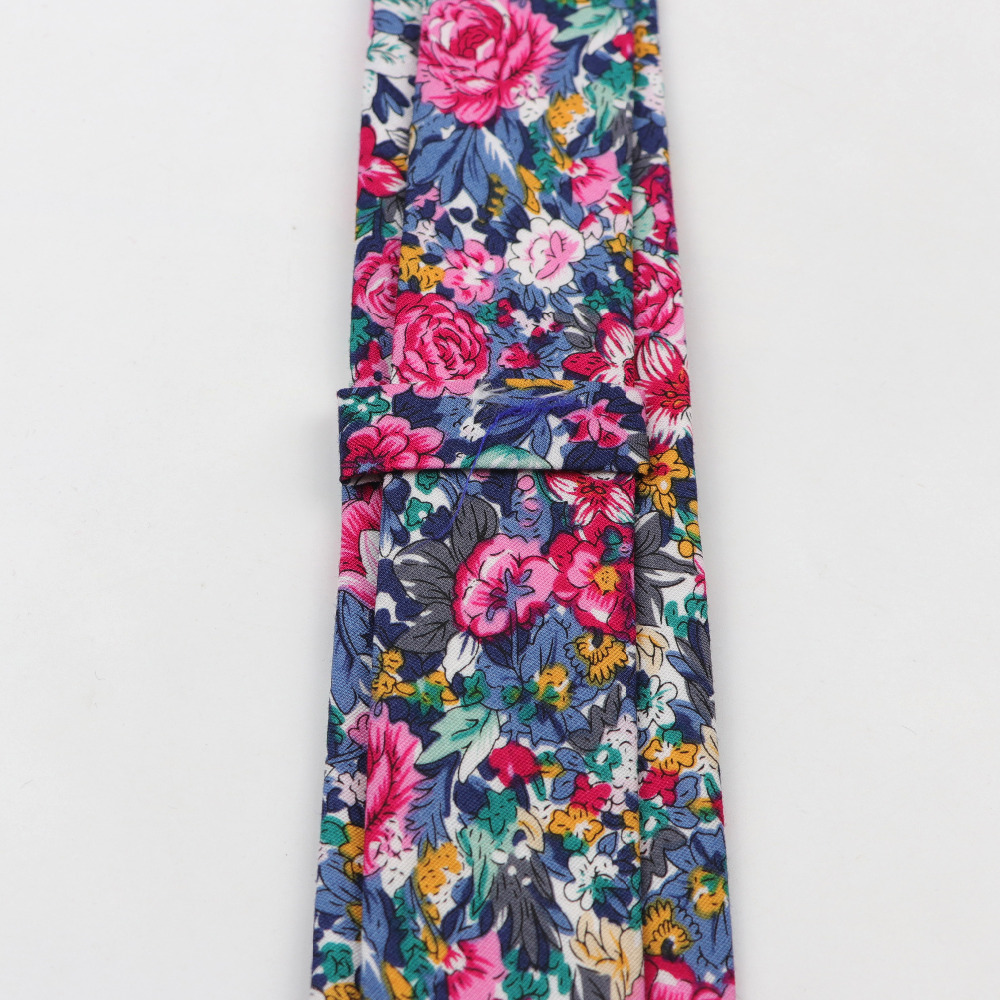 Cotton Flower Tie Men's Colour - đánh giá và giá Skinny Tie Men