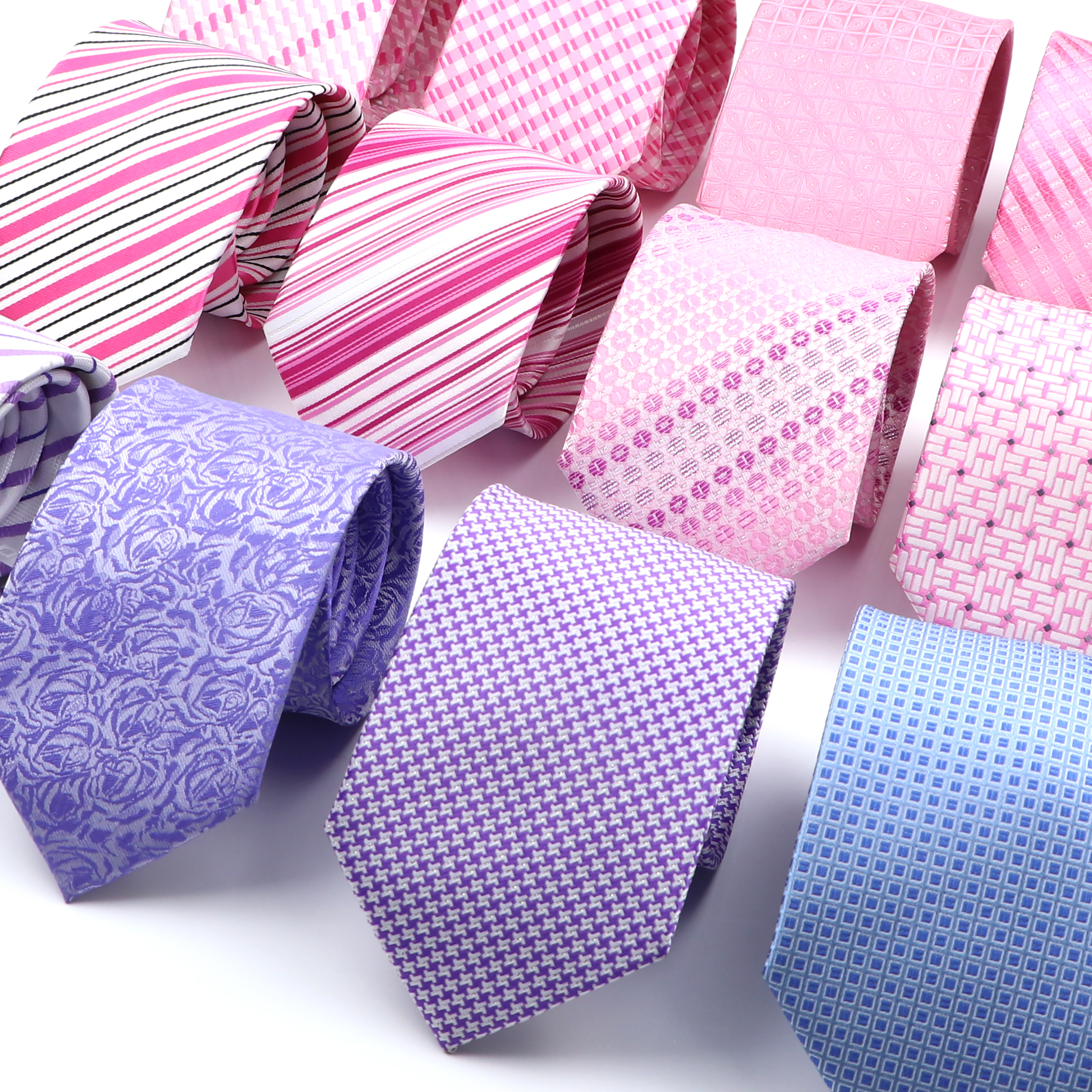 New Bright Pink Men Ties Class - đánh giá và giá Skinny Tie Men