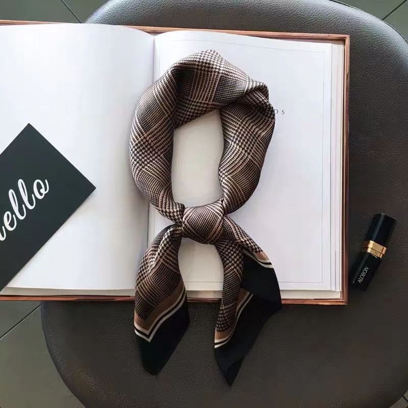 New Fashion Zebra Printed Squa - đánh giá và giá Ascot Neck Scarf