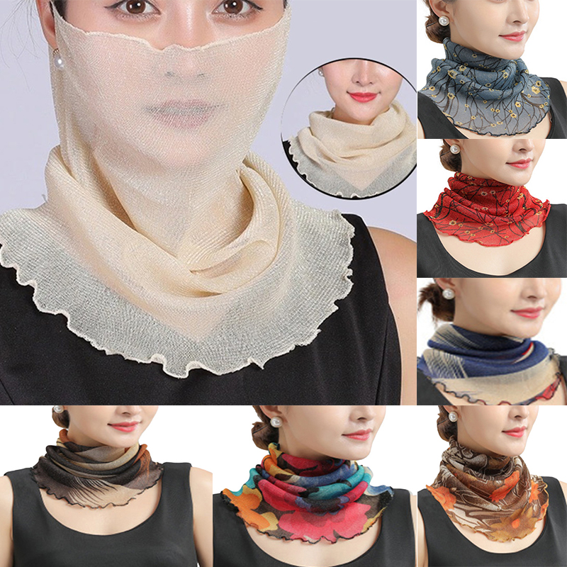 Spring Summer Chiffon Neck Col - đánh giá và giá Ascot Neck Scarf
