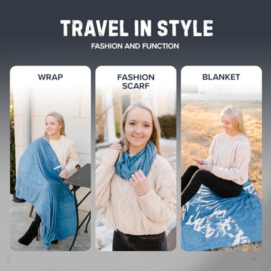 Infinity Travel Scarf Loop wit - đánh giá và giá Infinity Scarf Knit