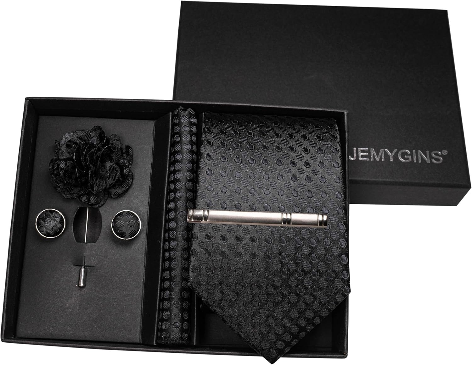 5PCS Men's Tie Set with Pocket - đánh giá và giá Pocket Square Set