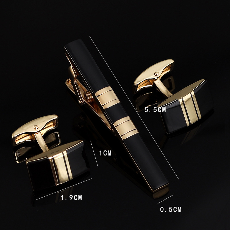 Mens Ties Clip Cufflinks Set S - đánh giá và giá Tie Bar Set Gift
