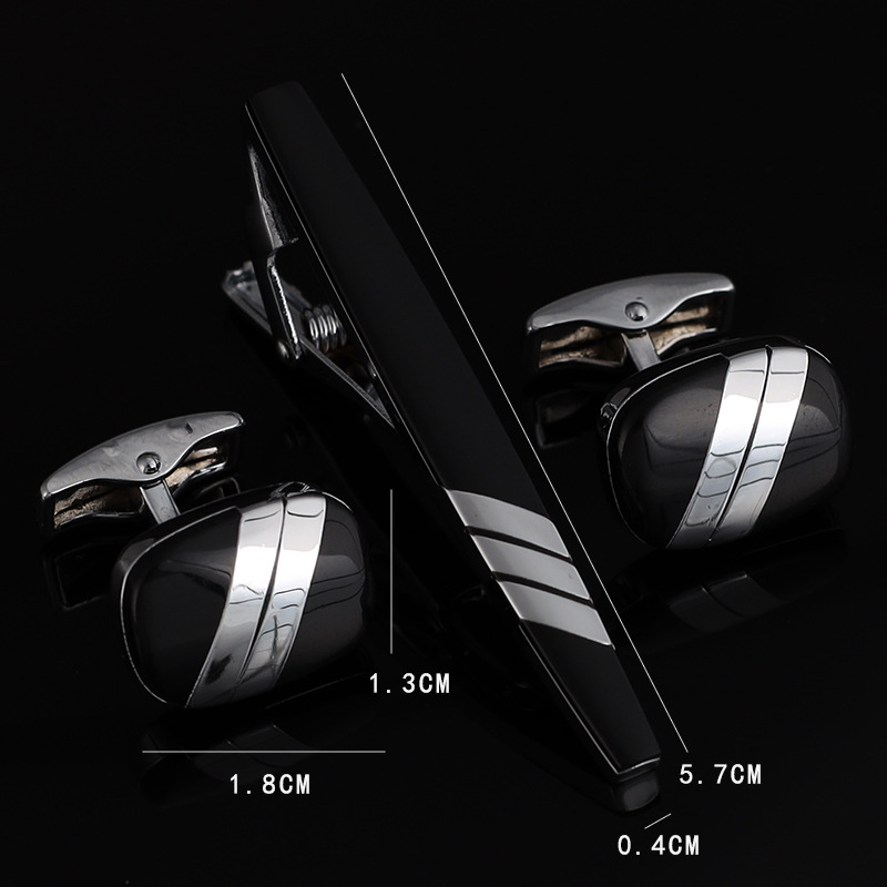 Mens Ties Clip Cufflinks Set S - đánh giá và giá Tie Bar Set Gift