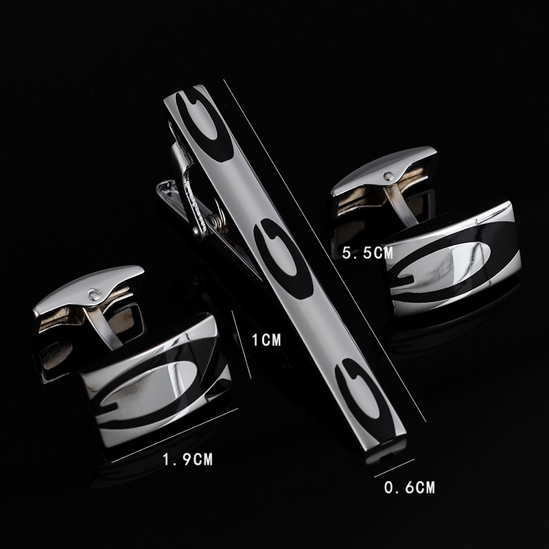 Mens Ties Clip Cufflinks Set S - đánh giá và giá Tie Bar Set Gift