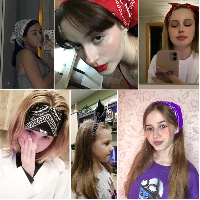 New Headbands Unisex Cotton Ba - đánh giá và giá Bandana Cotton