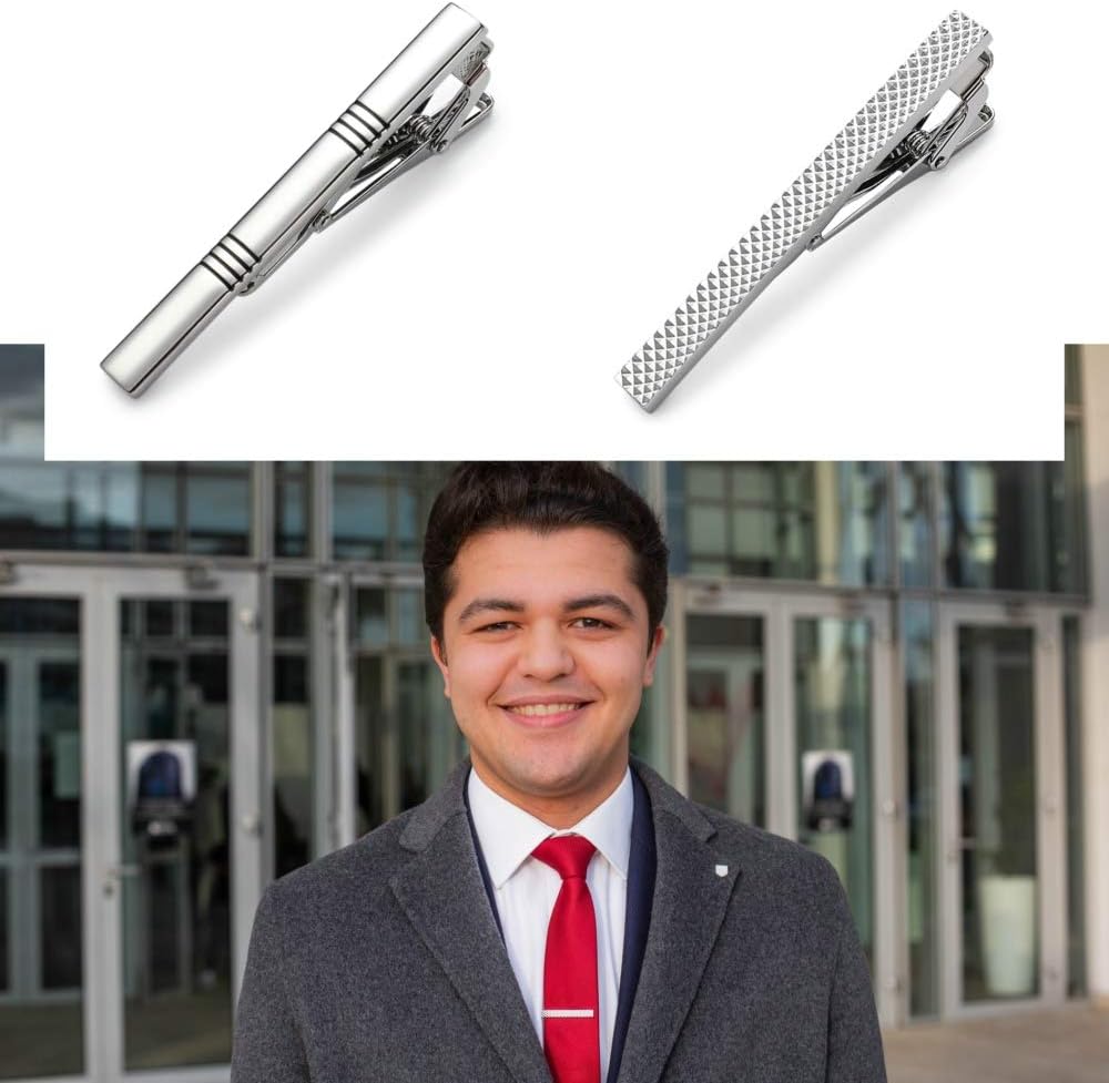 Classic Silver Tie Bar Set for - đánh giá và giá Tie Bar Set Gift