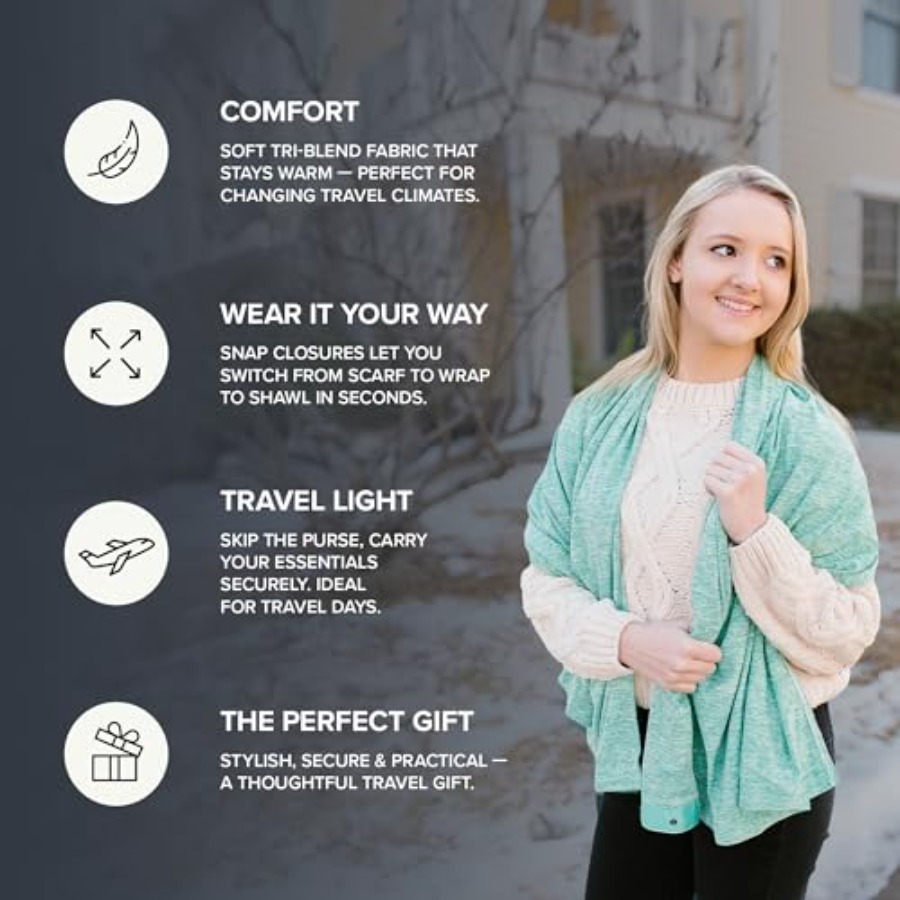 Infinity Travel Scarf Loop wit - đánh giá và giá Infinity Scarf Knit