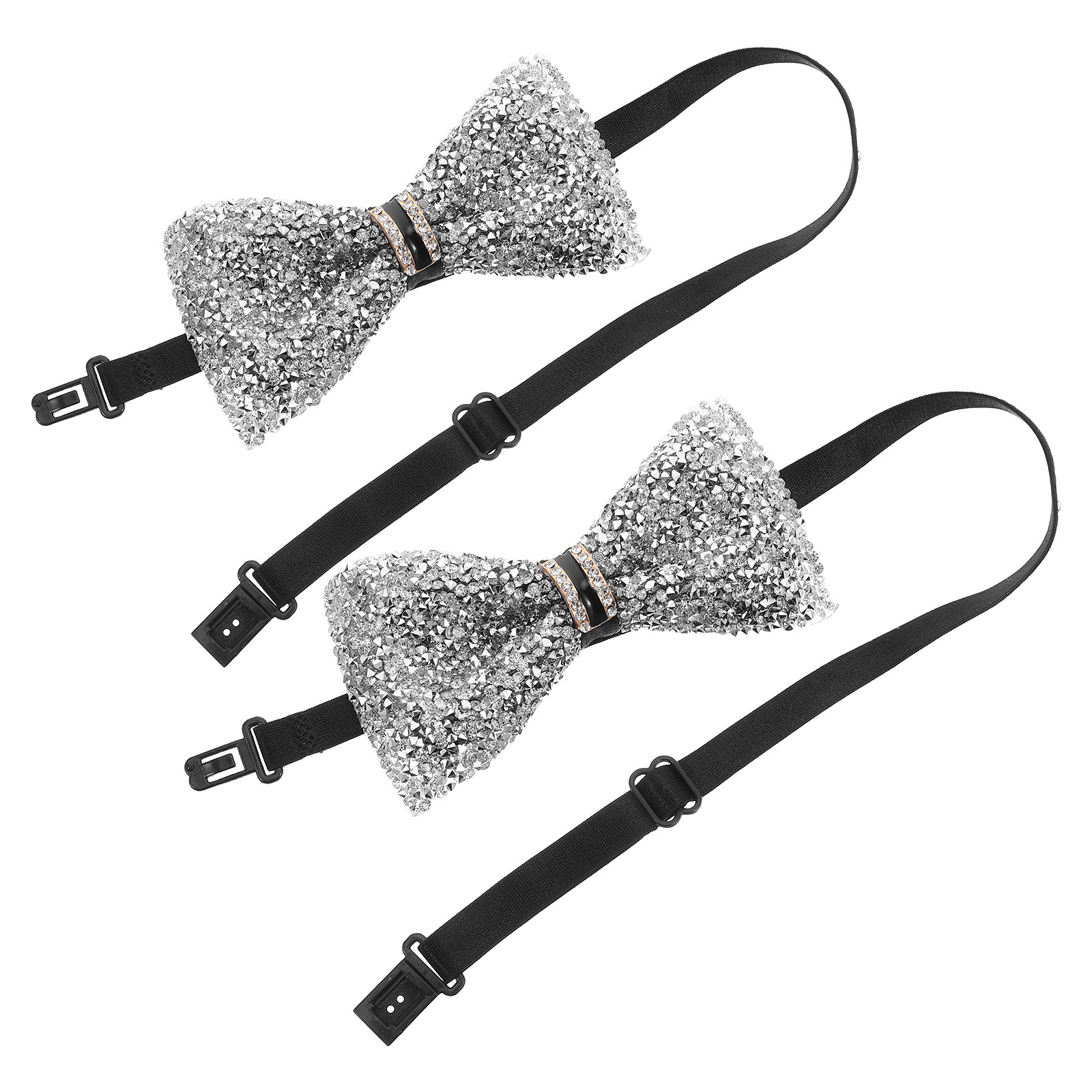 2Pcs Children Bow Tie Crystal  - đánh giá và giá Bow Tie Pre Tied