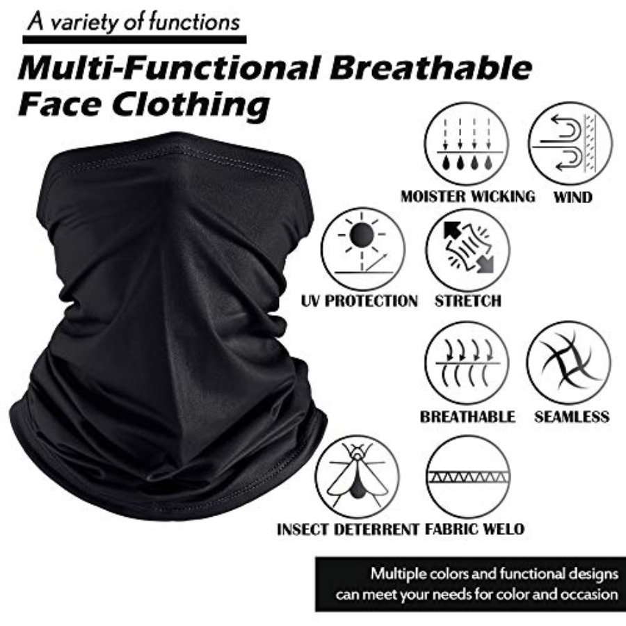 Geyoga Neck Gaiter Bandana Fac - đánh giá và giá Face Scarf Mask