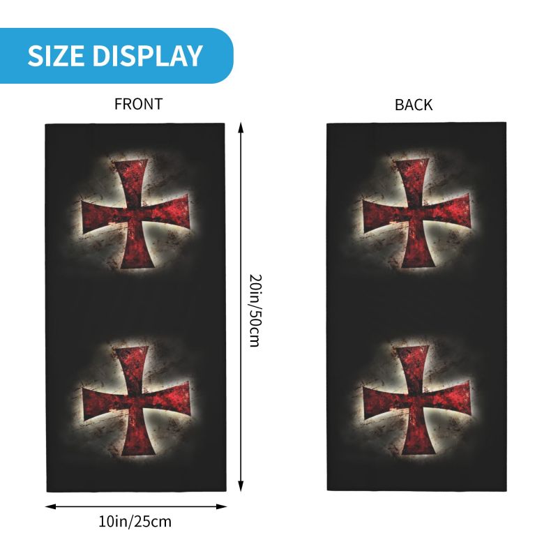Custom Knights Templar Flag Ba - đánh giá và giá Neck Warmer Tube